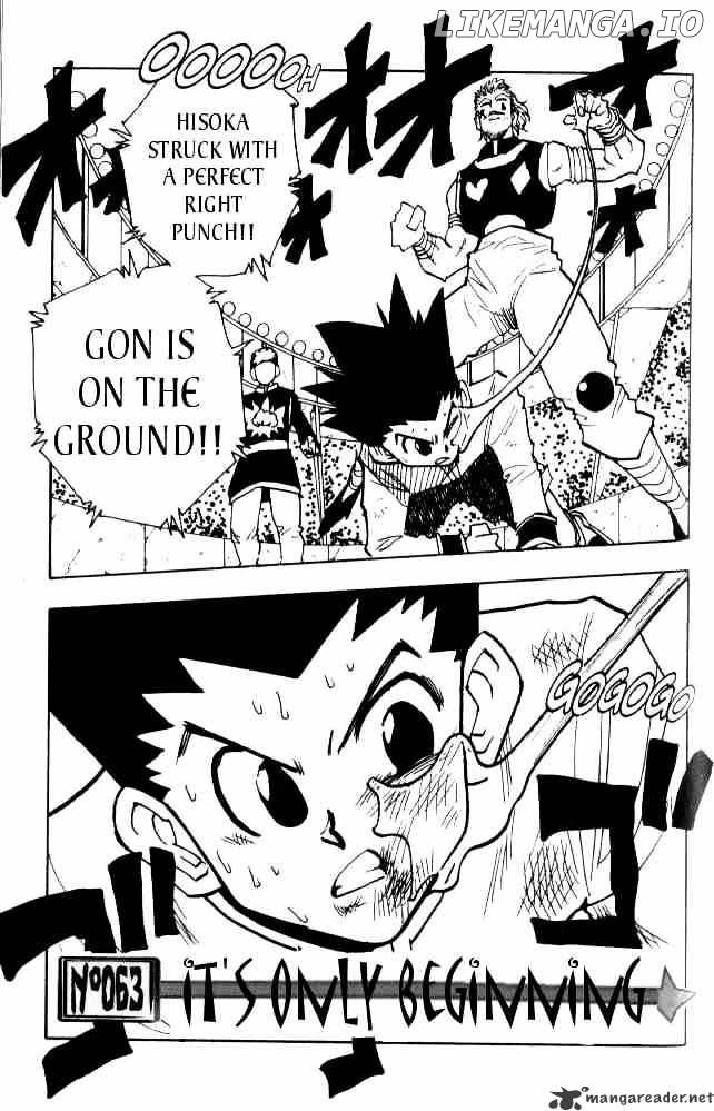 Hunter x Hunter, Chapter 63 image 01